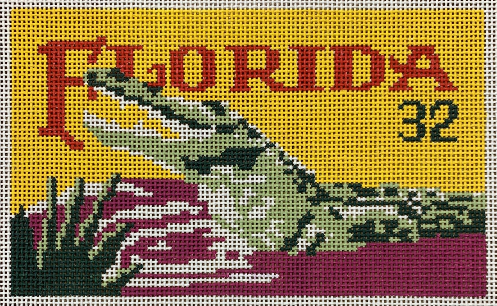 Florida Aliigator Canvas