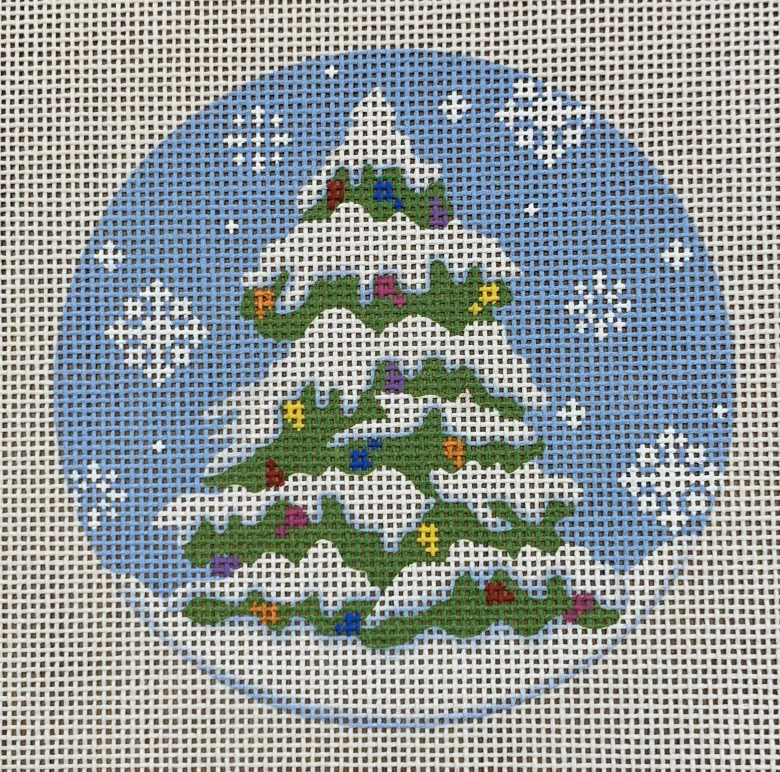 Snow Tree w/Lights