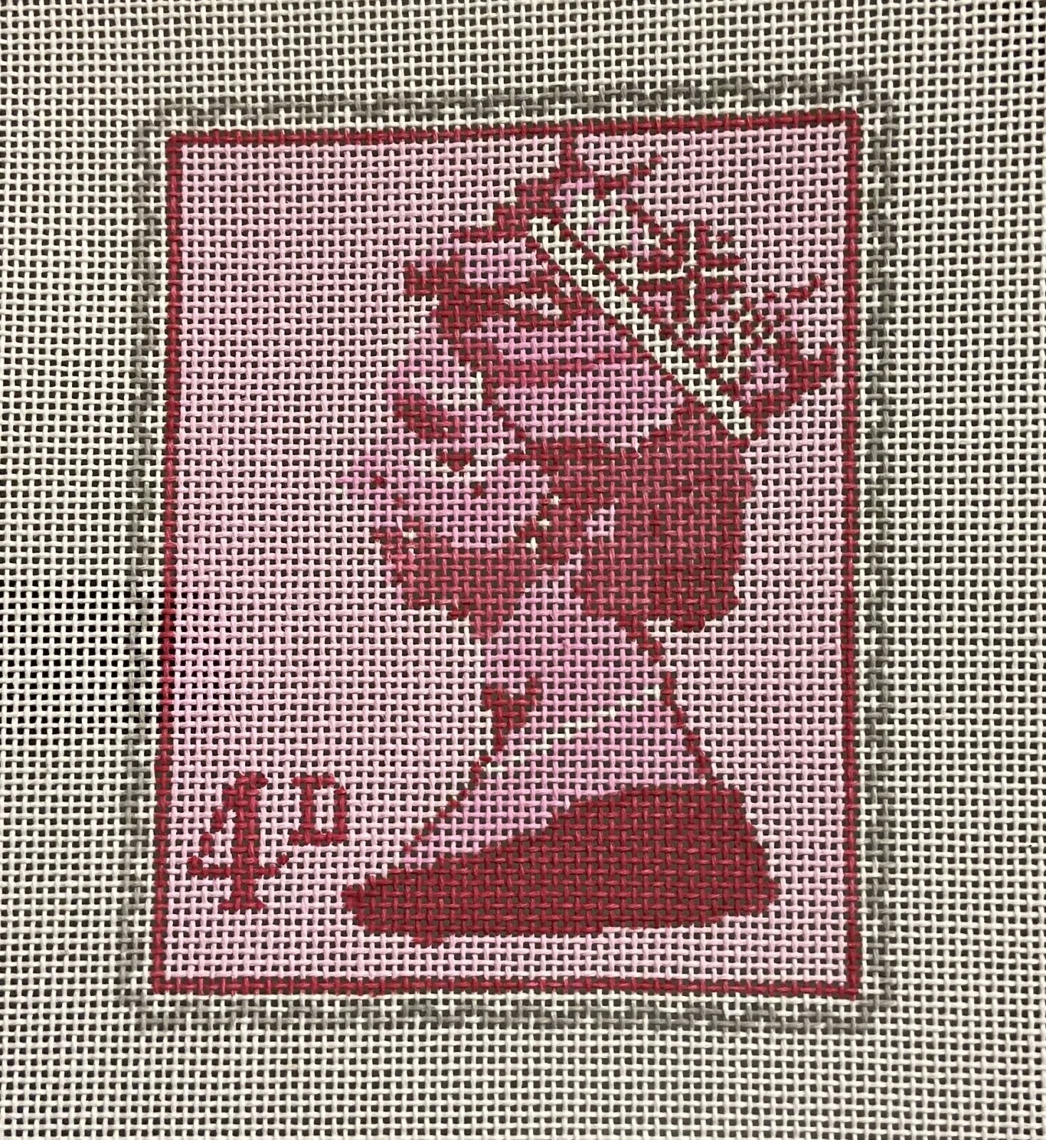 Queen Elizabeth Stamp - Pink