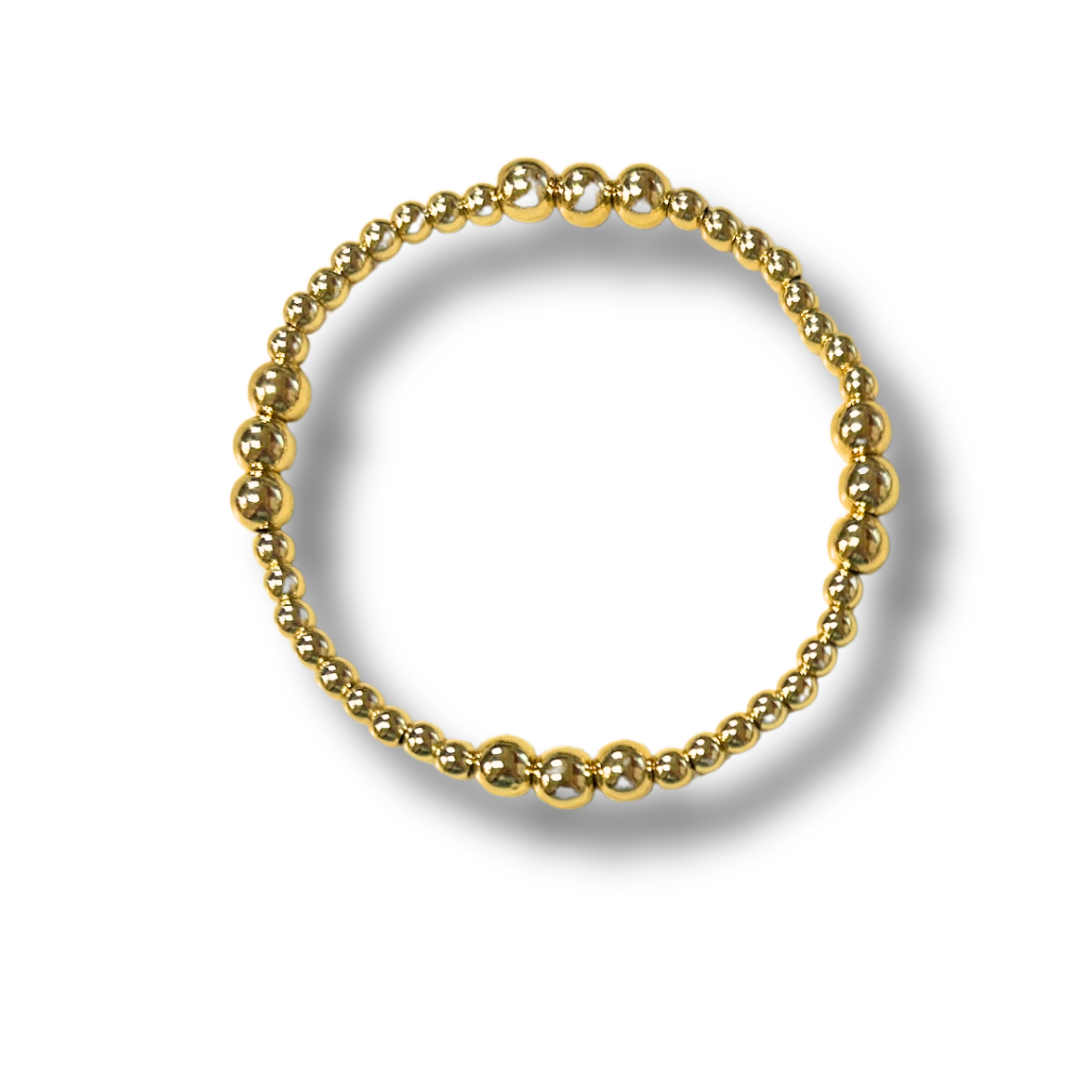 Lottie Lew Gold Bead Bracelets