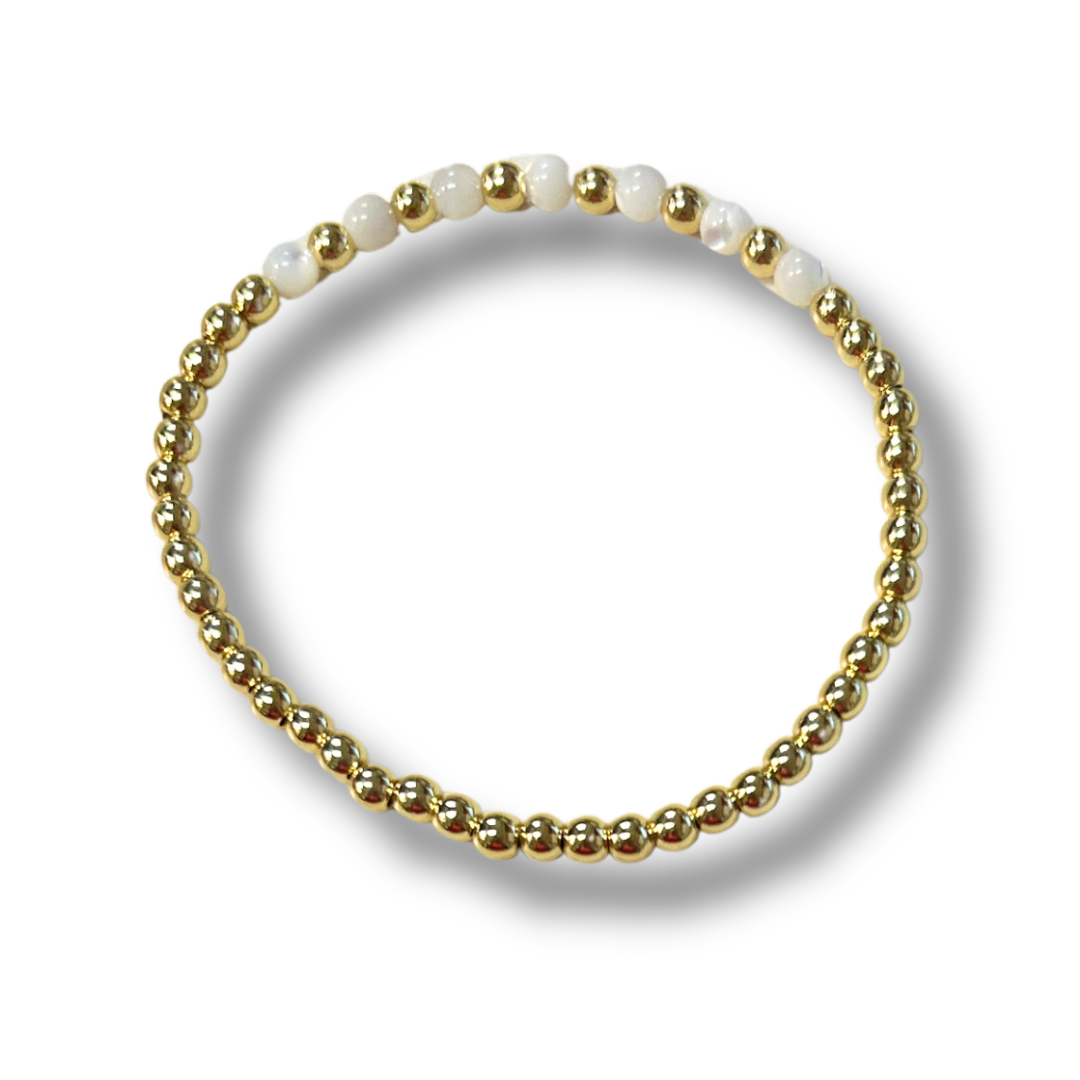 Lottie Lew Gold Bead Bracelets