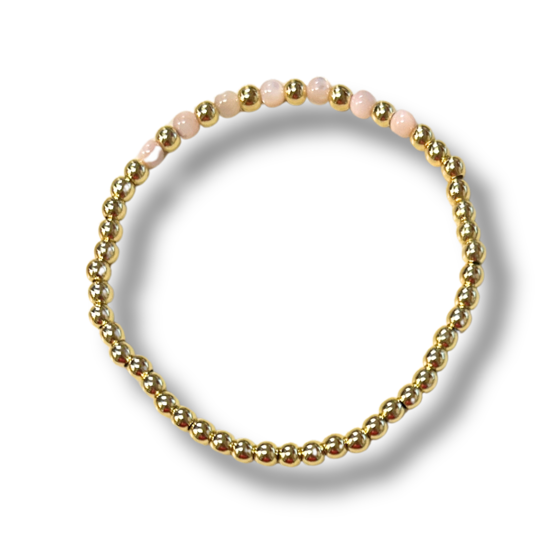 Lottie Lew Gold Bead Bracelets