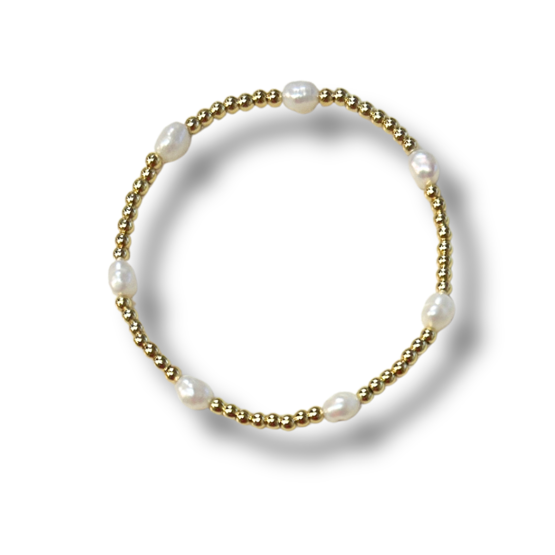 Lottie Lew Gold Bead Bracelets
