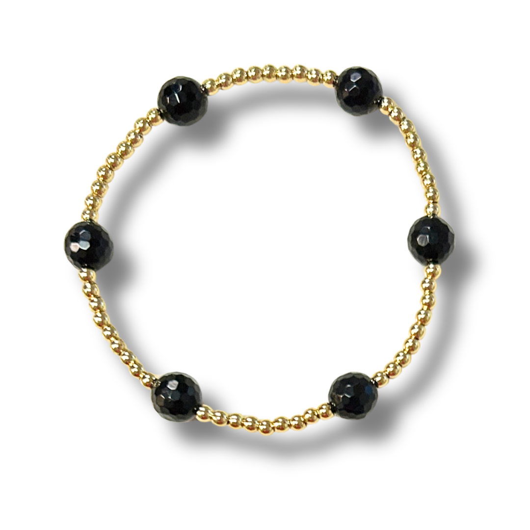Lottie Lew Gold Bead Bracelets