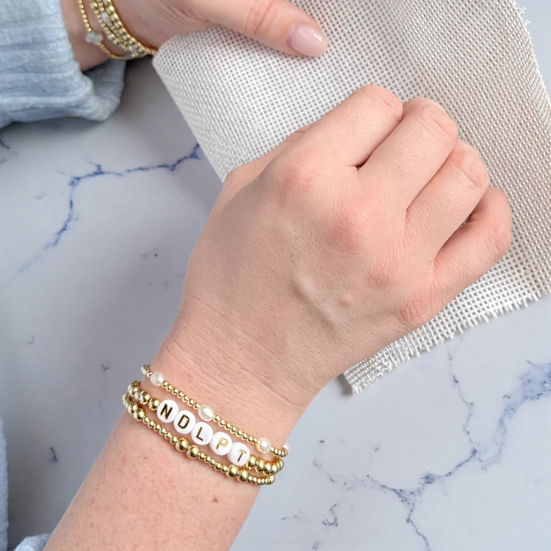 Lottie Lew Gold Bead Bracelets