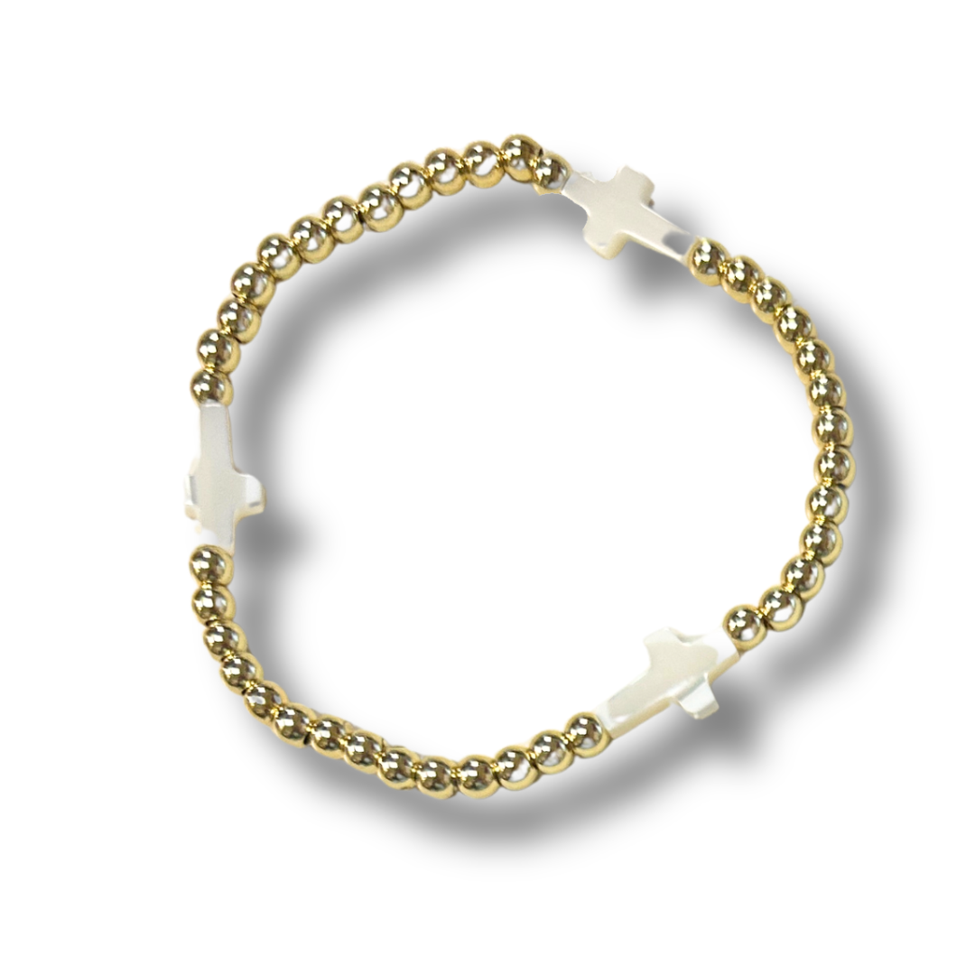 Lottie Lew Gold Bead Bracelets
