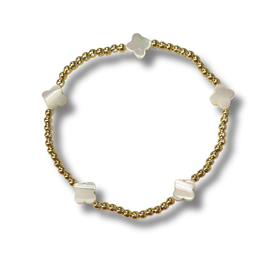 Lottie Lew Gold Bead Bracelets