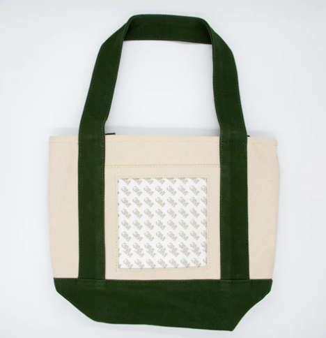 Mini Canvas Tote Bag - Forest Green