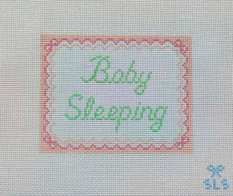 Baby Sleeping Pink Bow