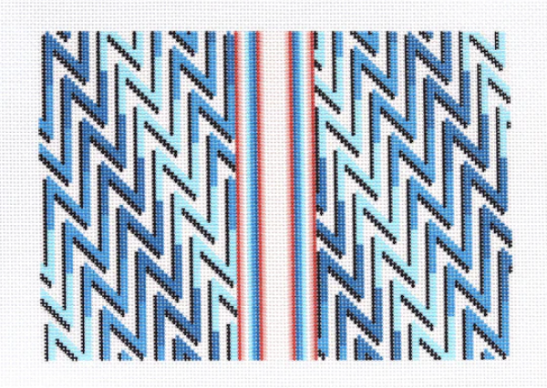 N Clutch - Blues Red & Pink