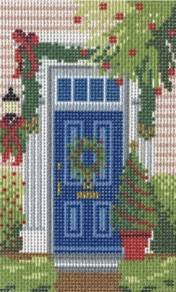Historic Holiday Blue Door