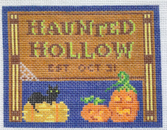 Haunted Hollow Sign