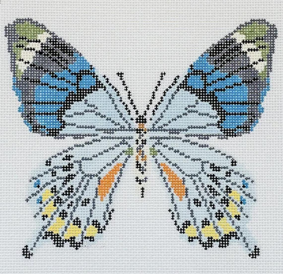 Blue Grey Butterfly Large