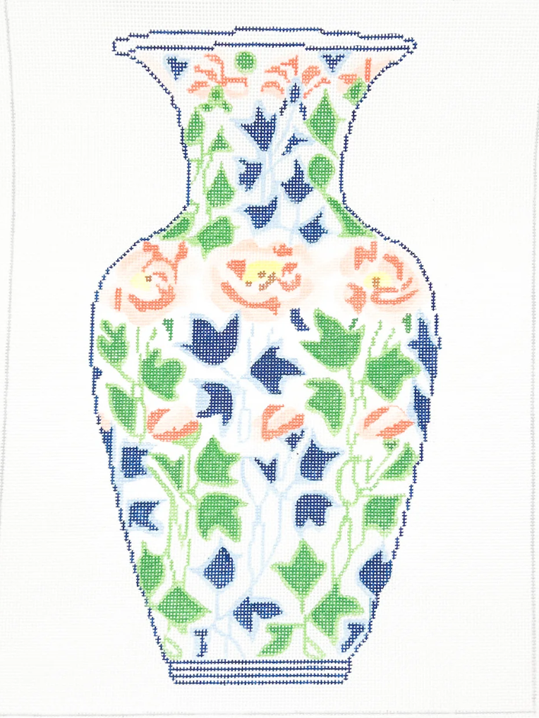 Floral Japanese Vase