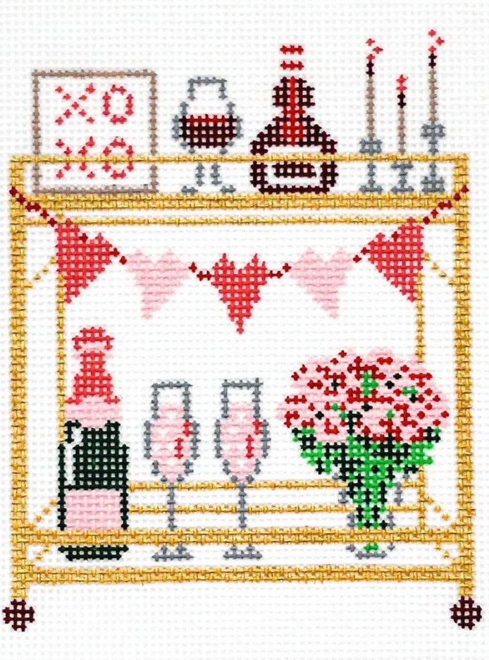 Valentines Day Bar Cart