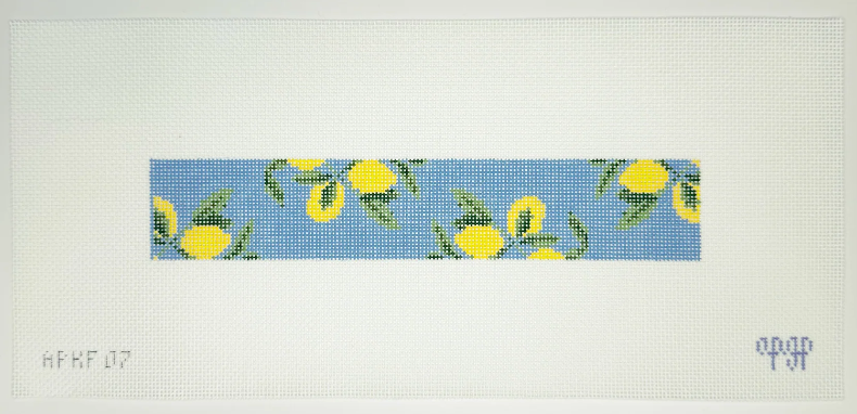 Lemons on Blue Key Fob