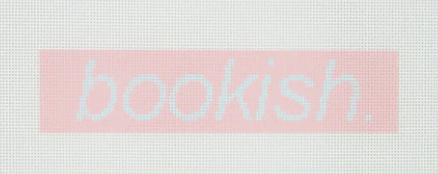 bookish. Bookmark - Pink Background