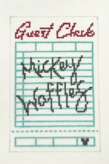 Mickey Waffles Guest Check