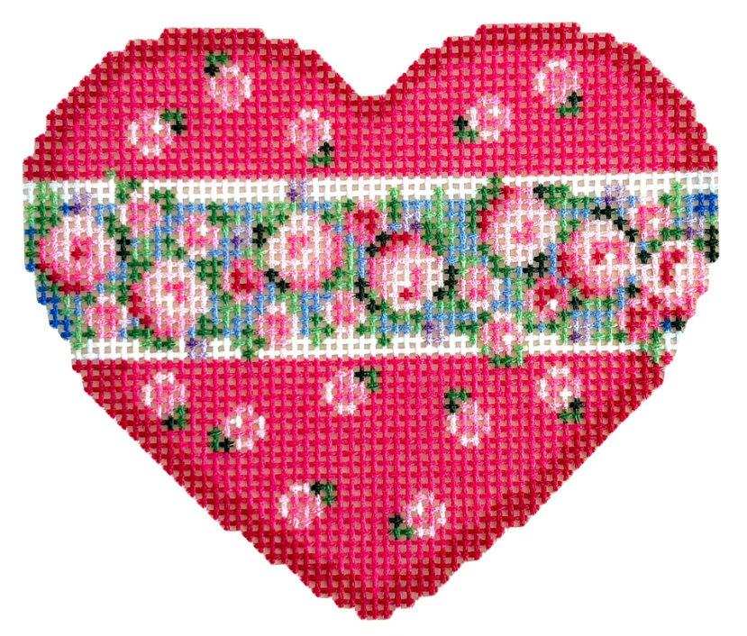 Rose Border Heart
