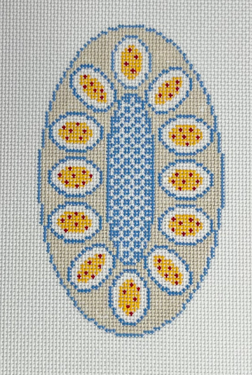 Vintage Deviled Egg Platter