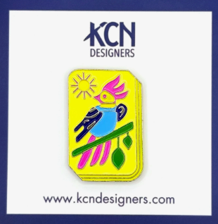 Needle Minder - Bird Bam Mahjong Tile