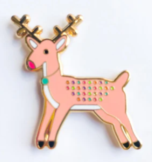 Needle Minder - Pink Reindeer