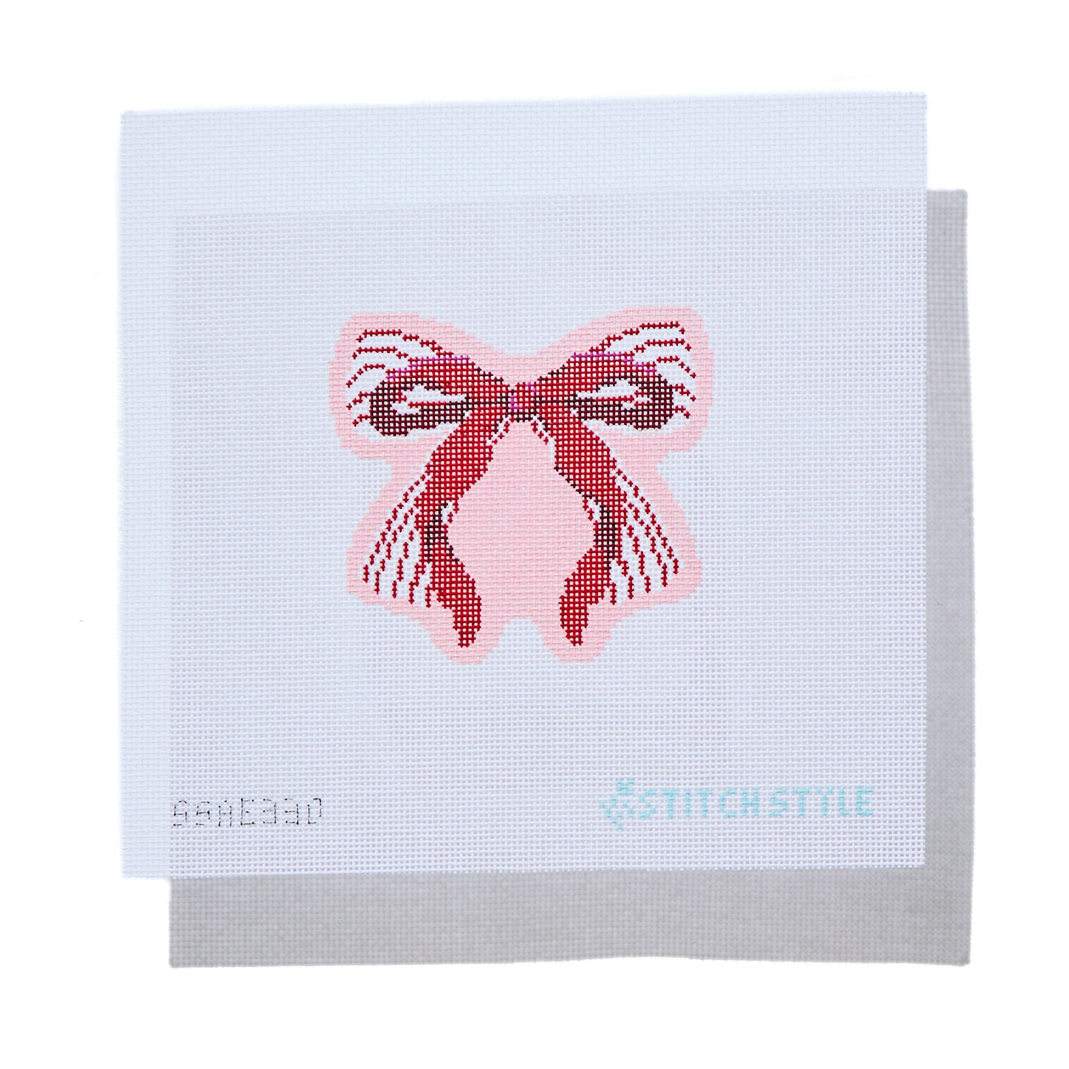 Pink and Red Double Bow