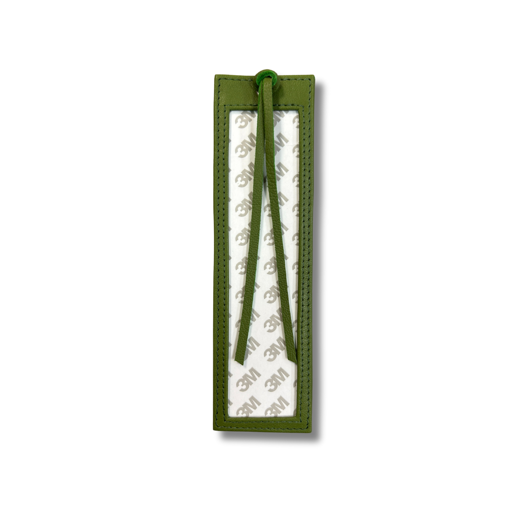 Book Mark - Green Leather