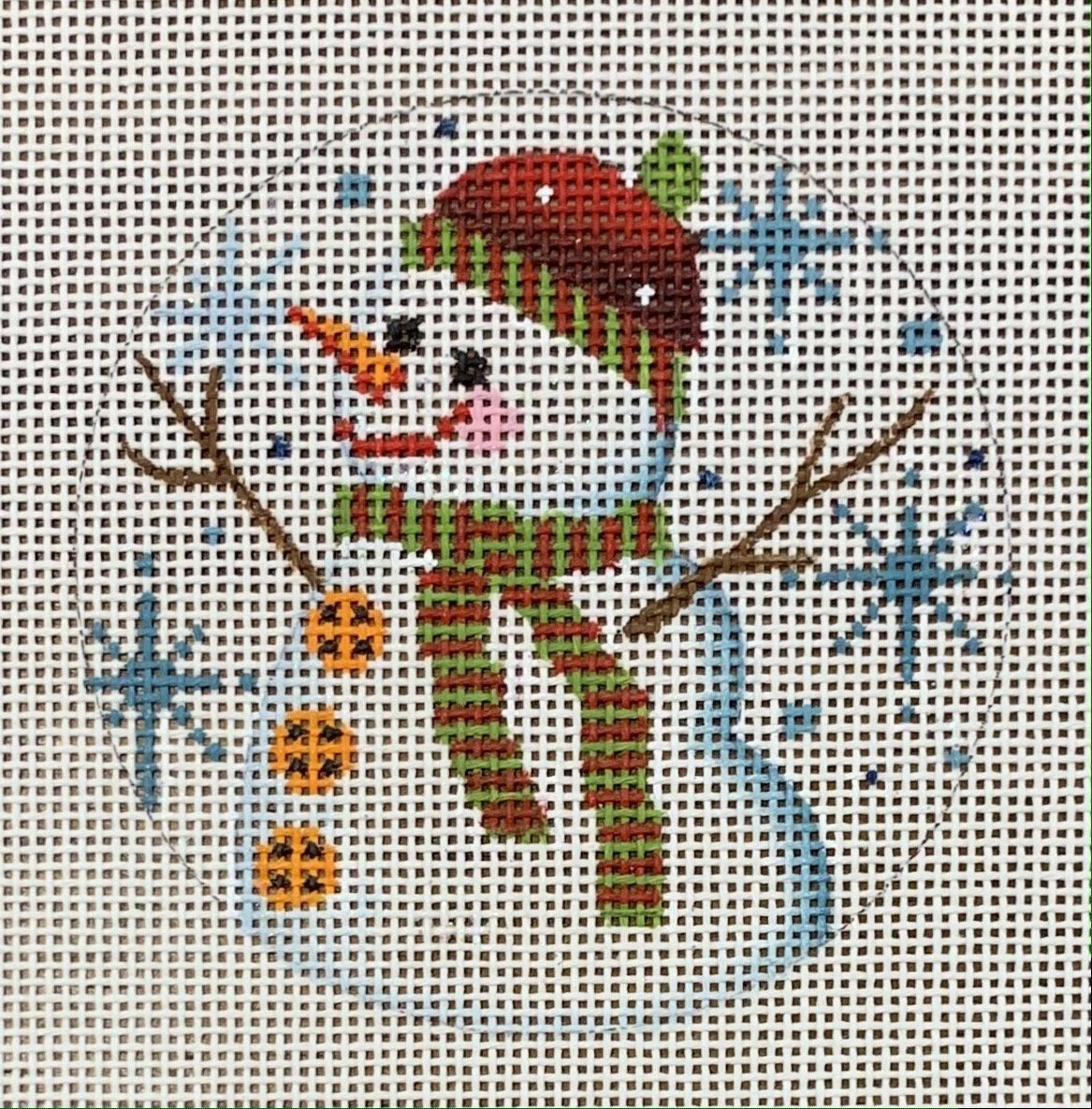 Snowman and Snowflakes