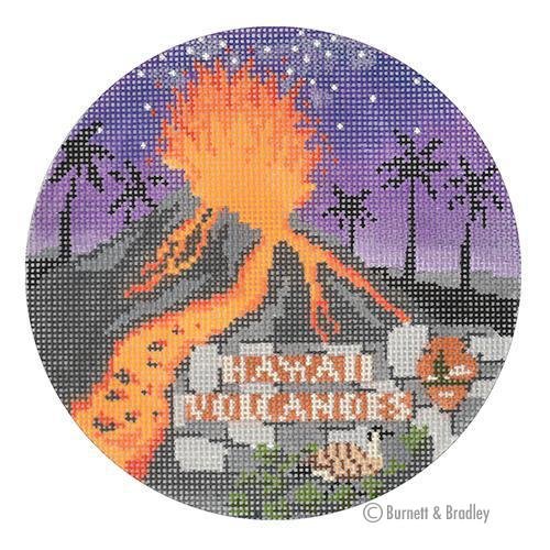 Hawaii Volcanoes Ornament