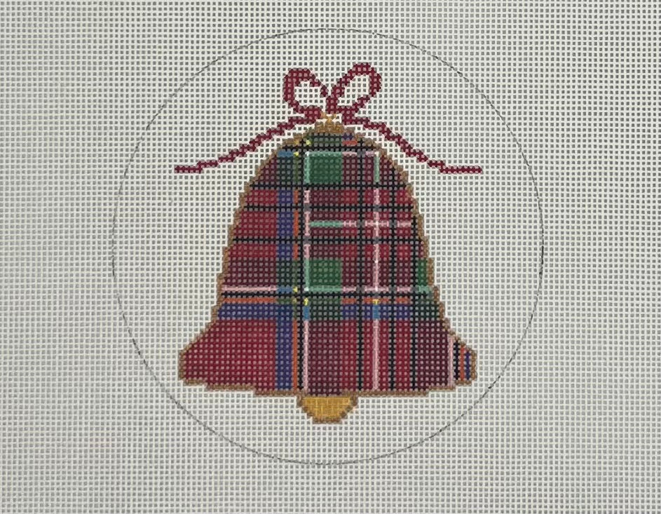 Plaid Bell Ornament
