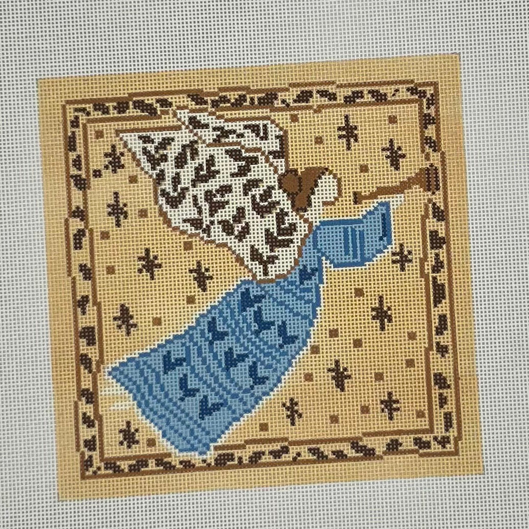 Blue and Gold Angel