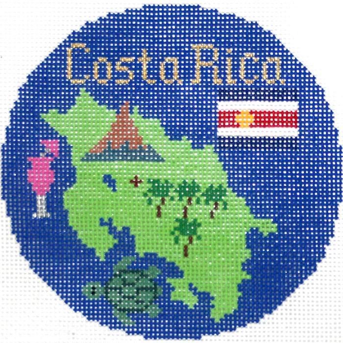 Costa Rica Round Ornament
