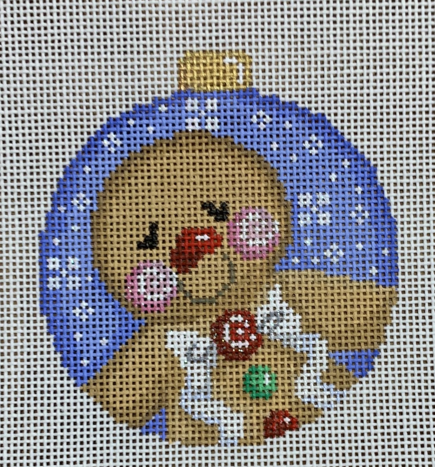Gingerbread Boy Ball Ornament
