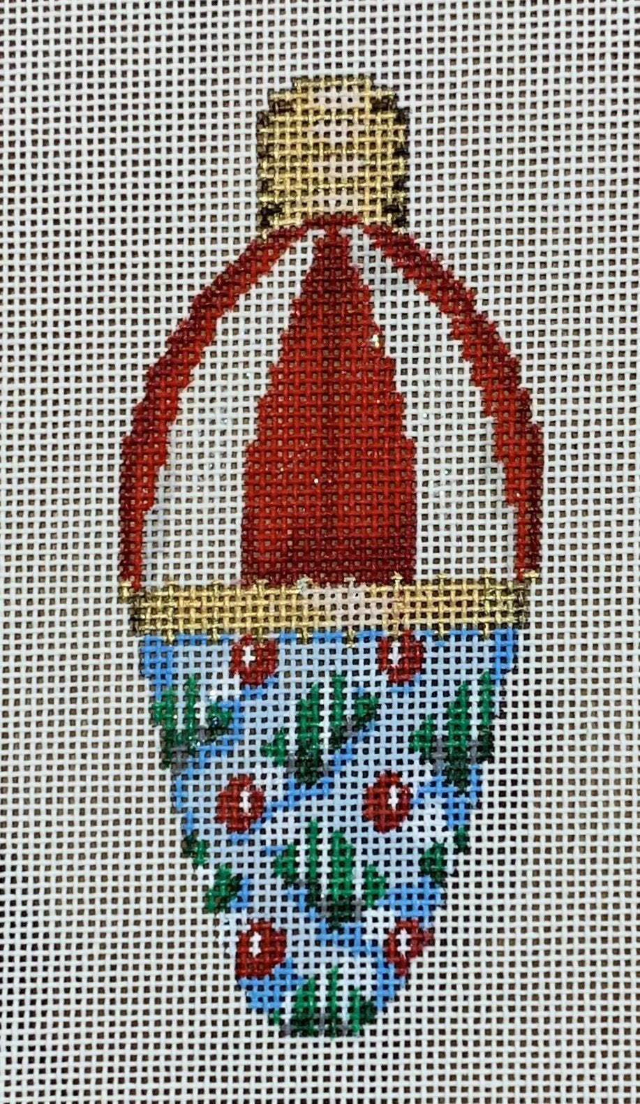 Red/White Candy Light Bulb