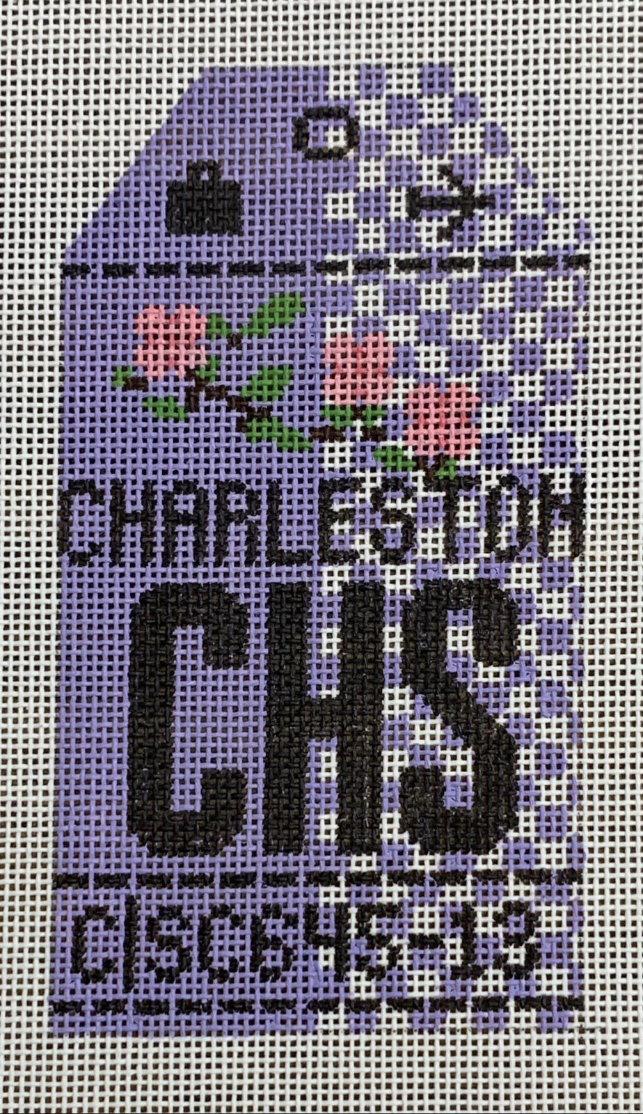 Charleston Retro Travel Tag