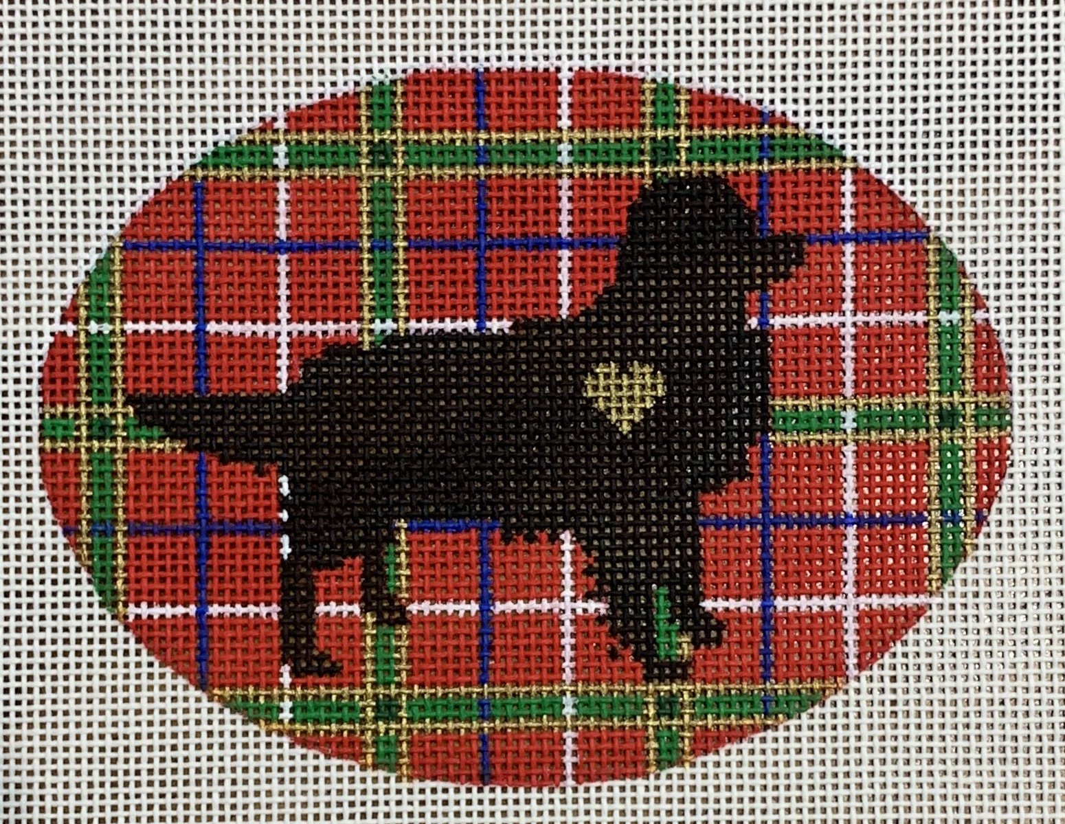 Plaid Silhouette Golden