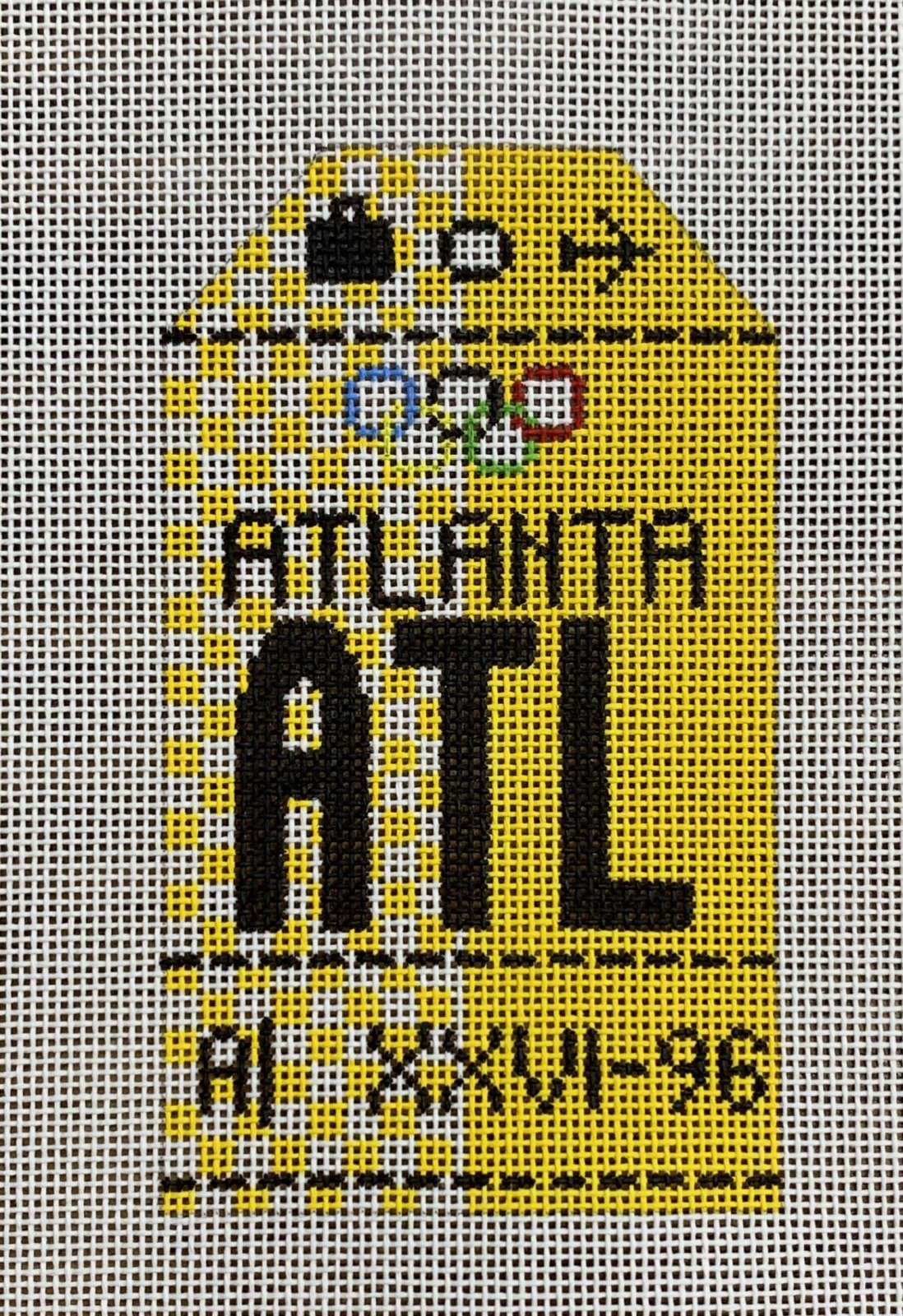 Atlanta Retro Travel Tag
