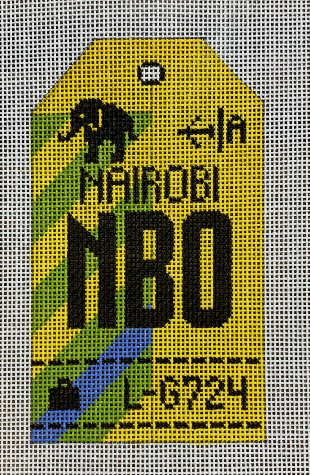Nairobi Retro Travel Tag