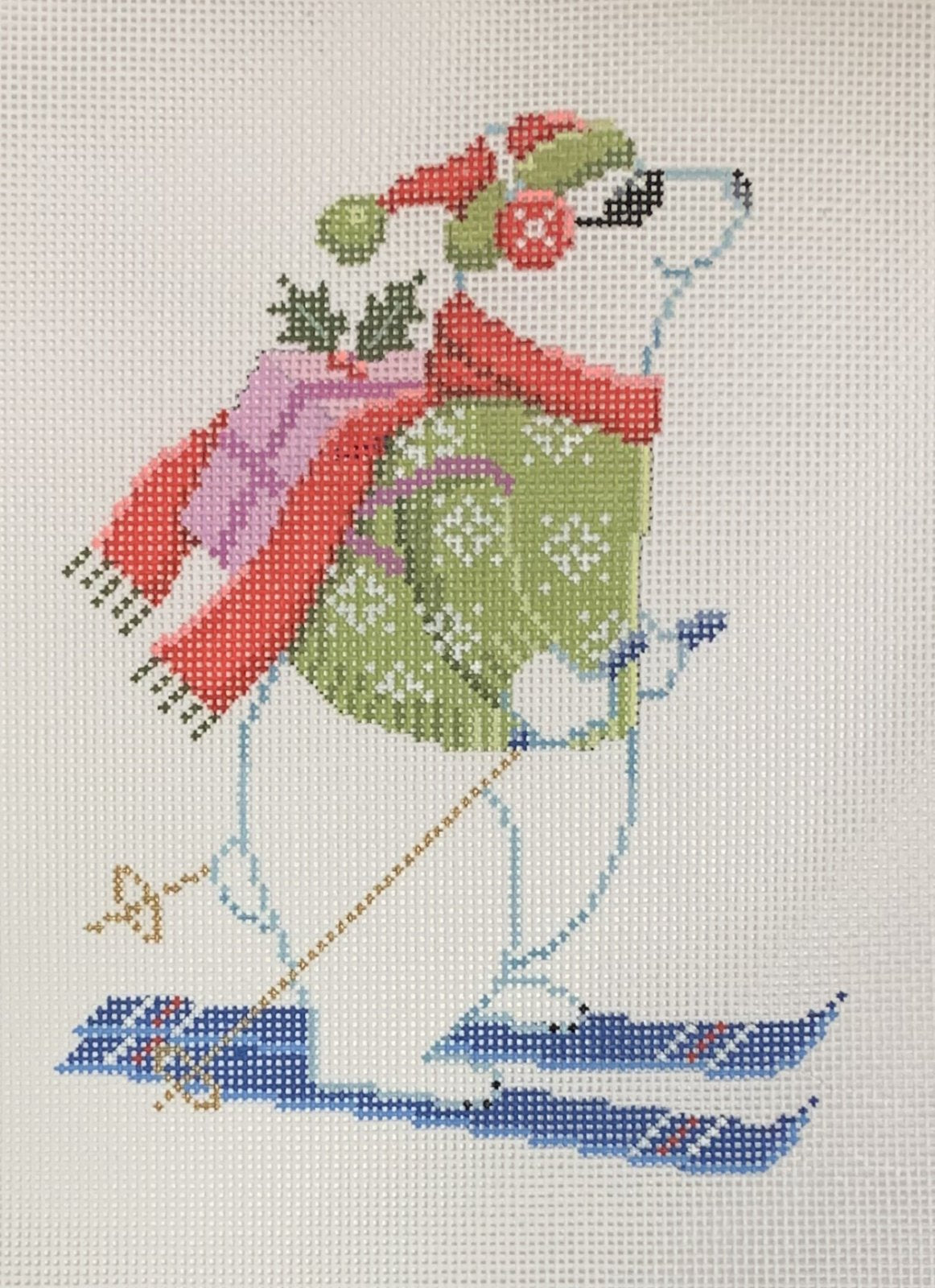 Skiing Polar Bear