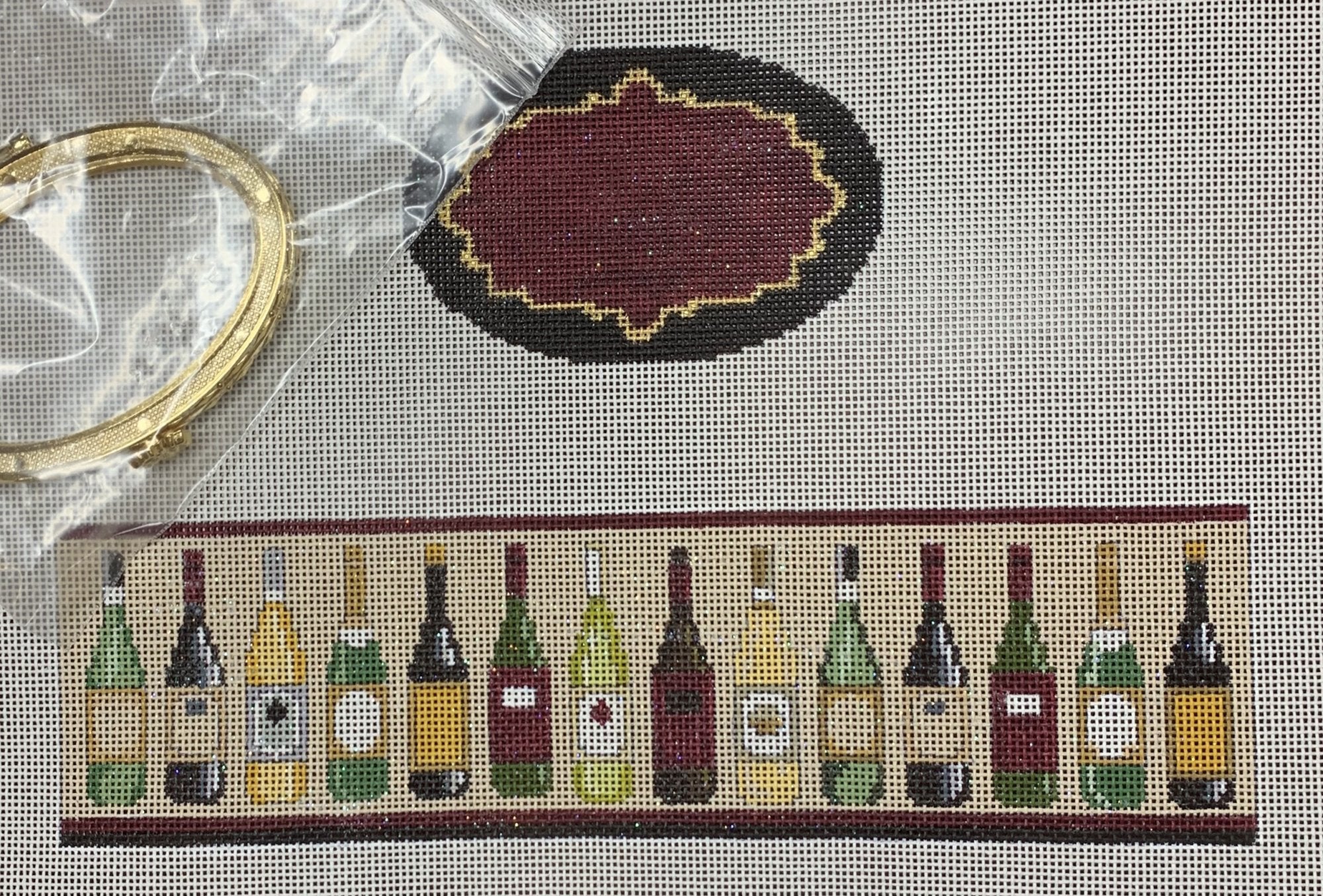 Wine Bottles Hinged Box
