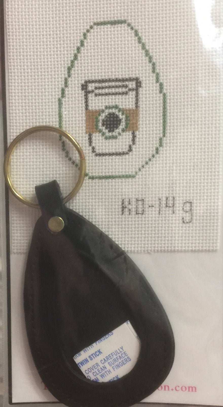 Leather Key Fob - Favorite Coffee