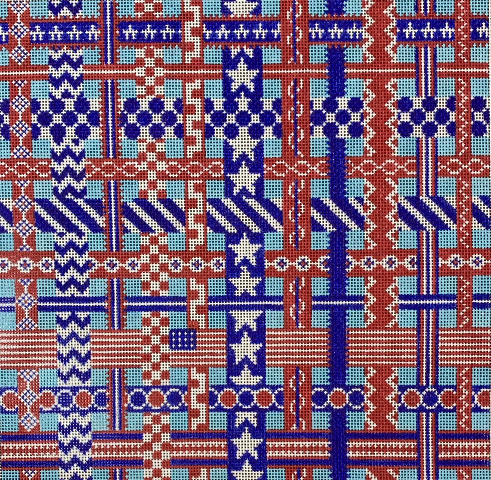 Patriotic Woven Pillow