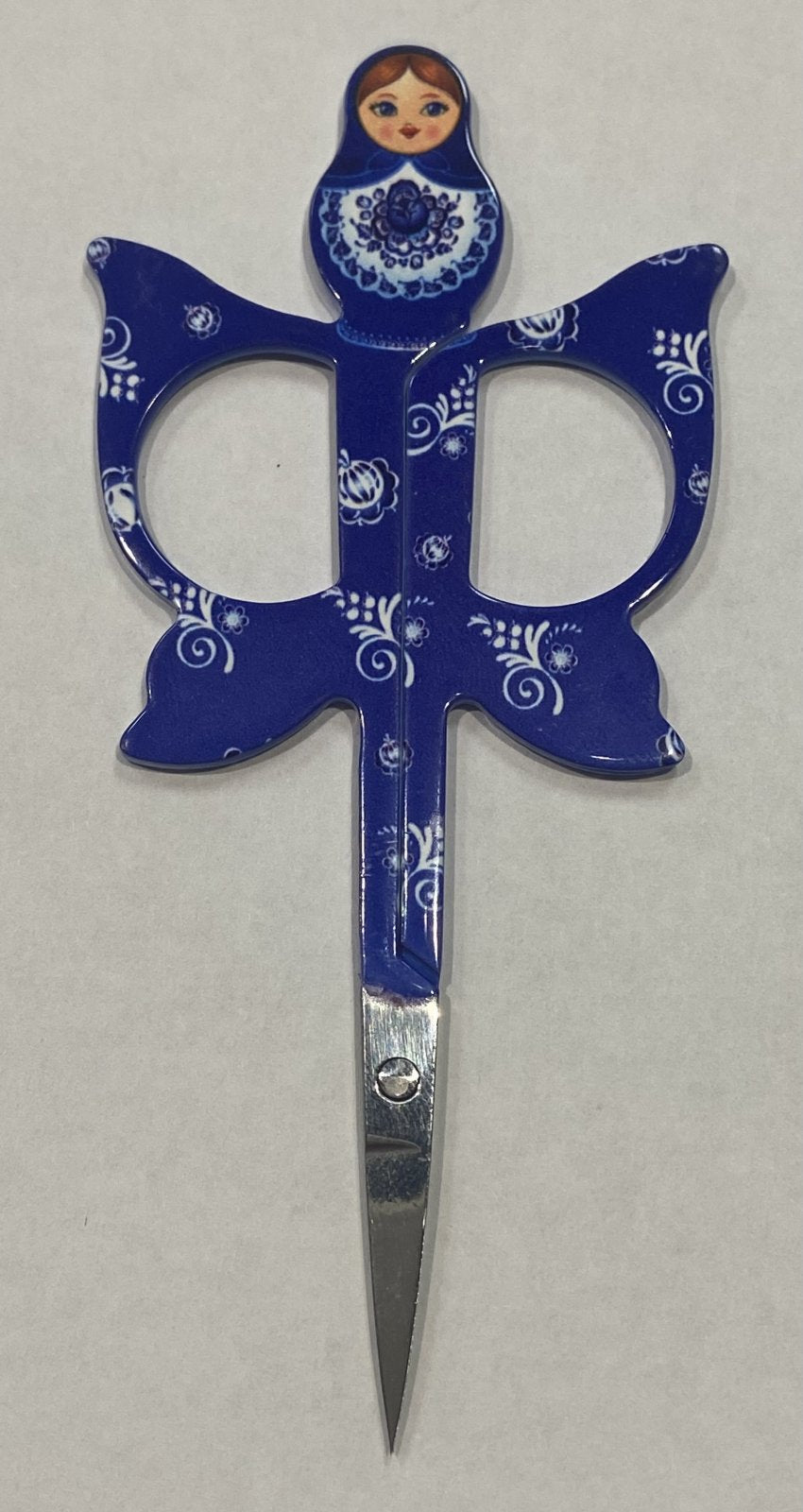 Russian Doll Scissors - Blue