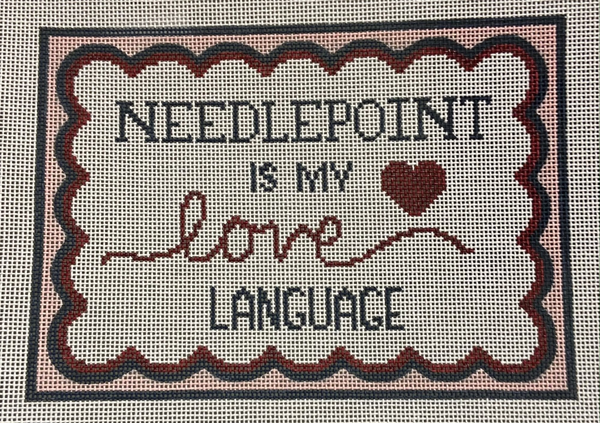 Needlepoint is my Love Language