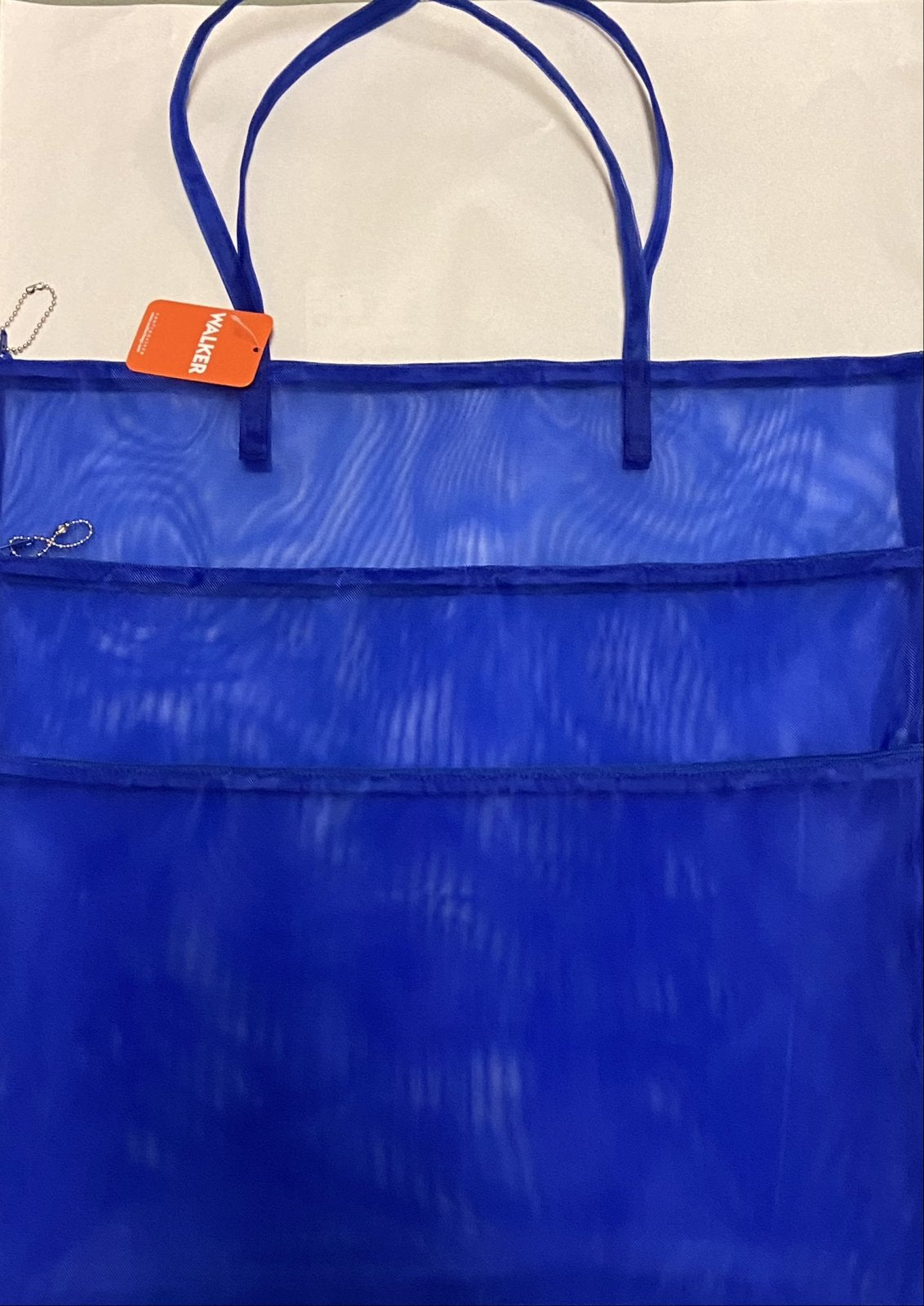 Walker Bag Triple Zip Case w/Handle 18" Blue