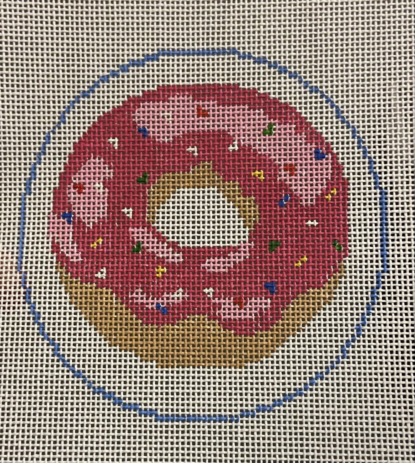 Donut with Pink Icing
