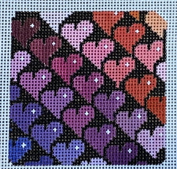 Hearts on Black Insert