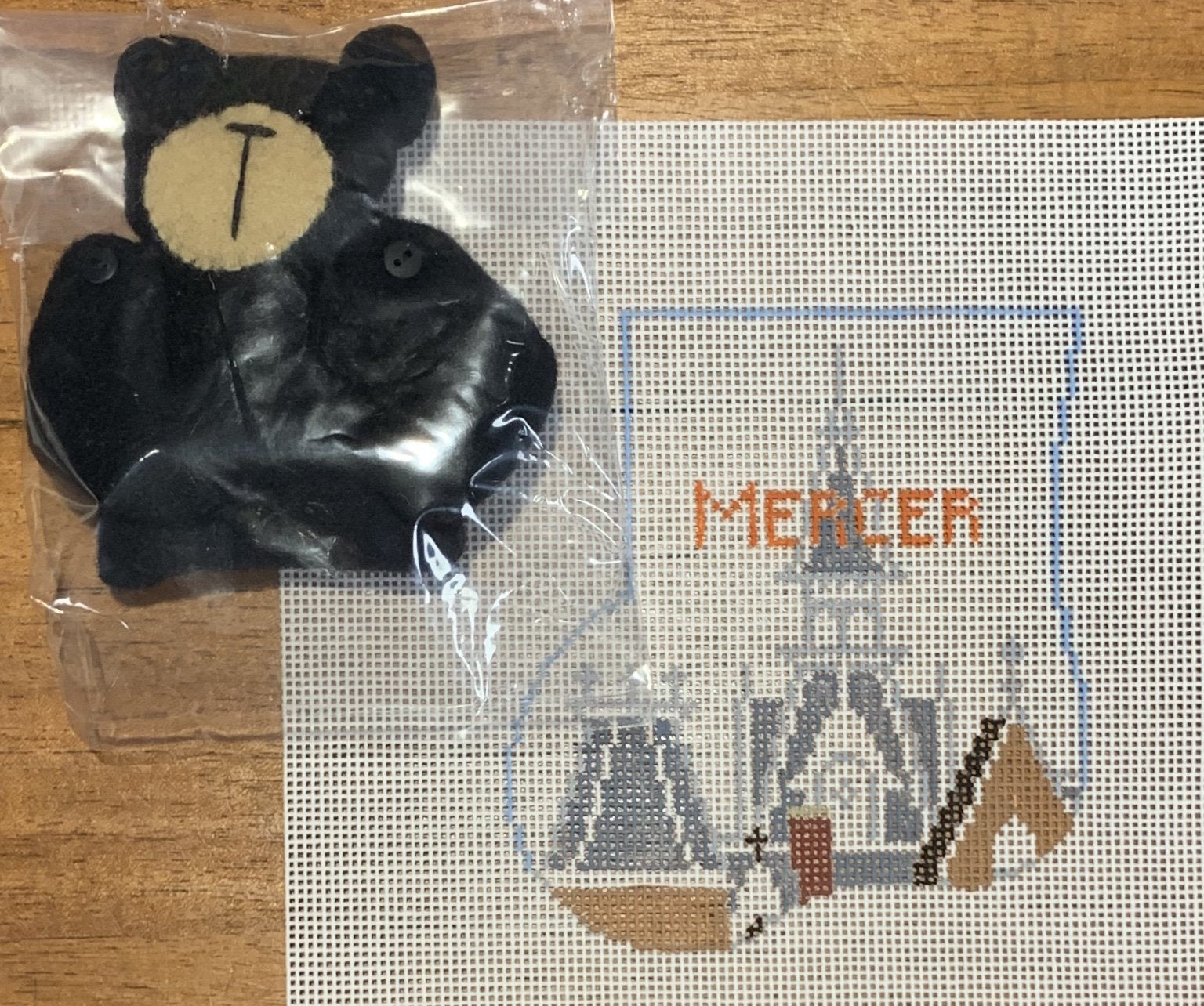 Mercer College w/ Black Bear