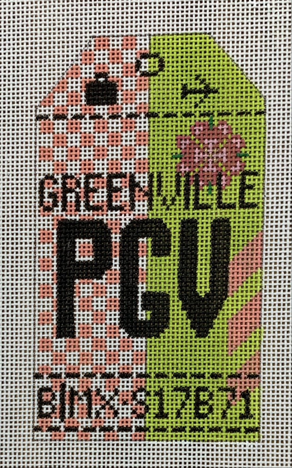 Greenville Retro Travel Tag